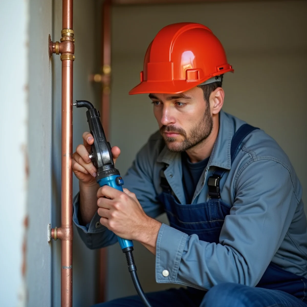 Burst copper pipe emergency repair in Helotes TX home