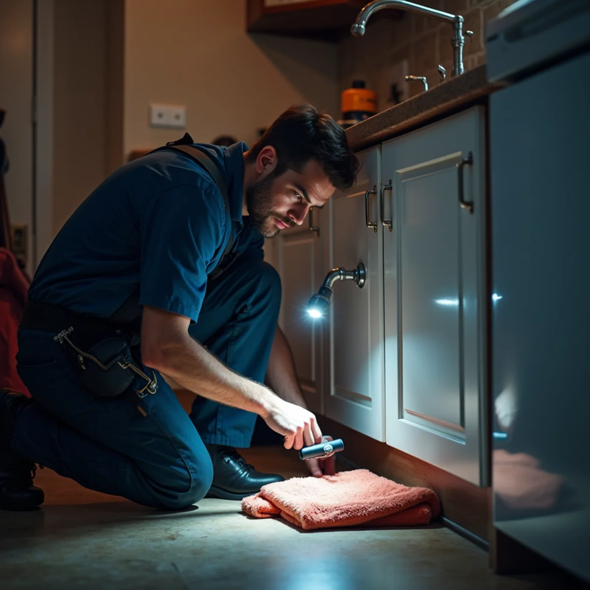 24/7 emergency plumber repairing main water shutoff in Helotes TX
