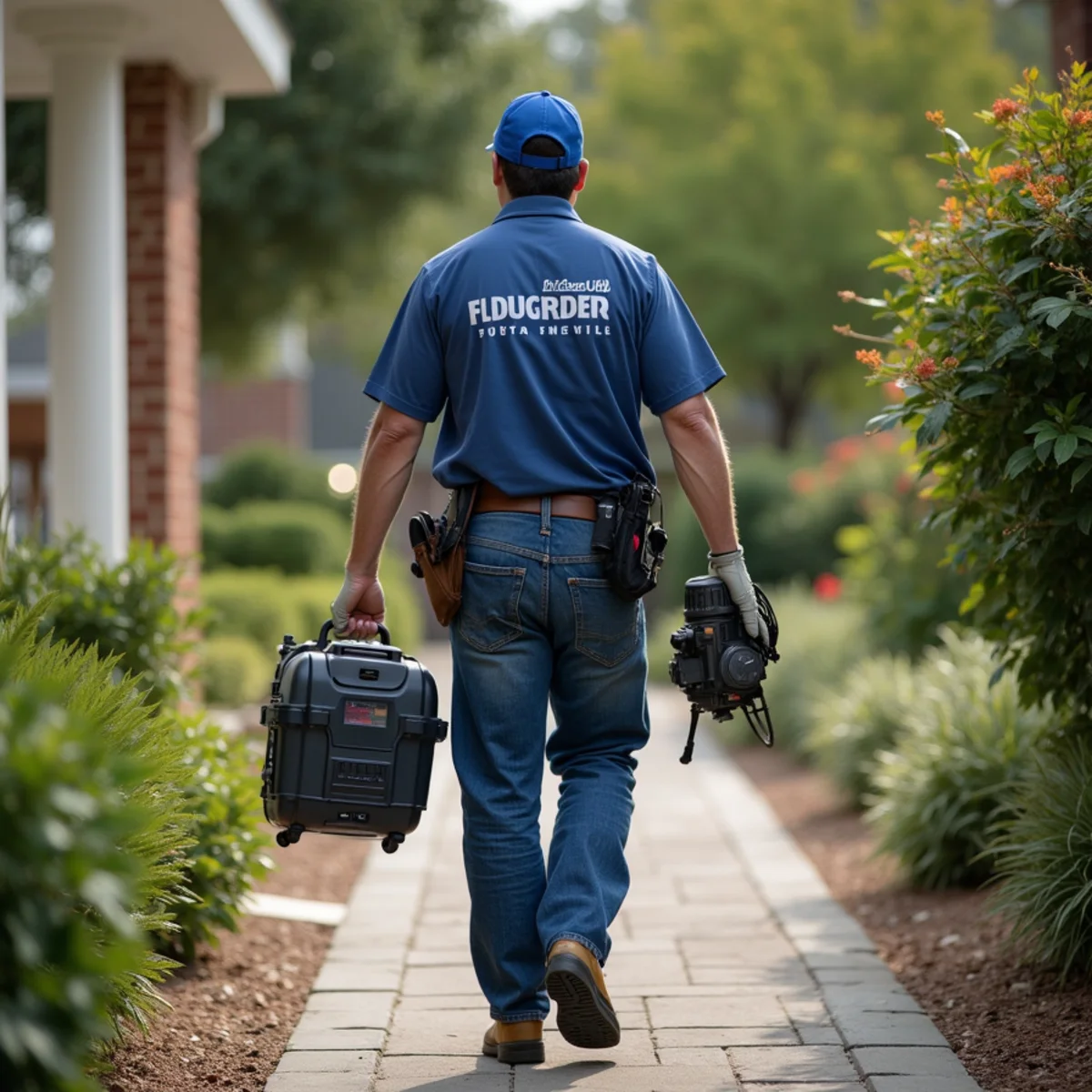 Plumbing service on location in Balcones Heights, TX