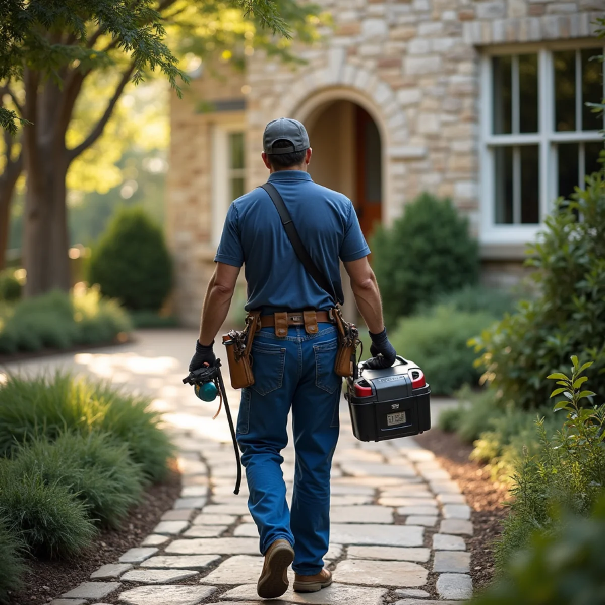 Plumbing service on location in Bexar County, TX