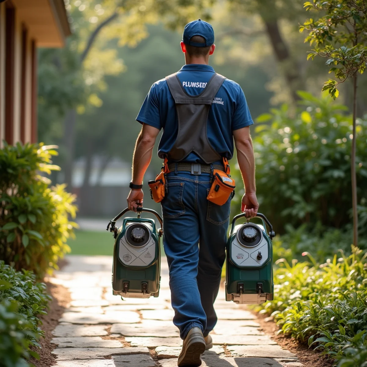 Plumbing service on location in Olmos Park, TX