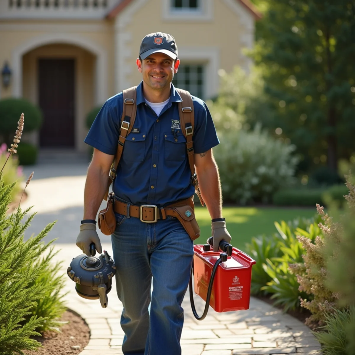 Plumbing service on location in Shavano Park, TX