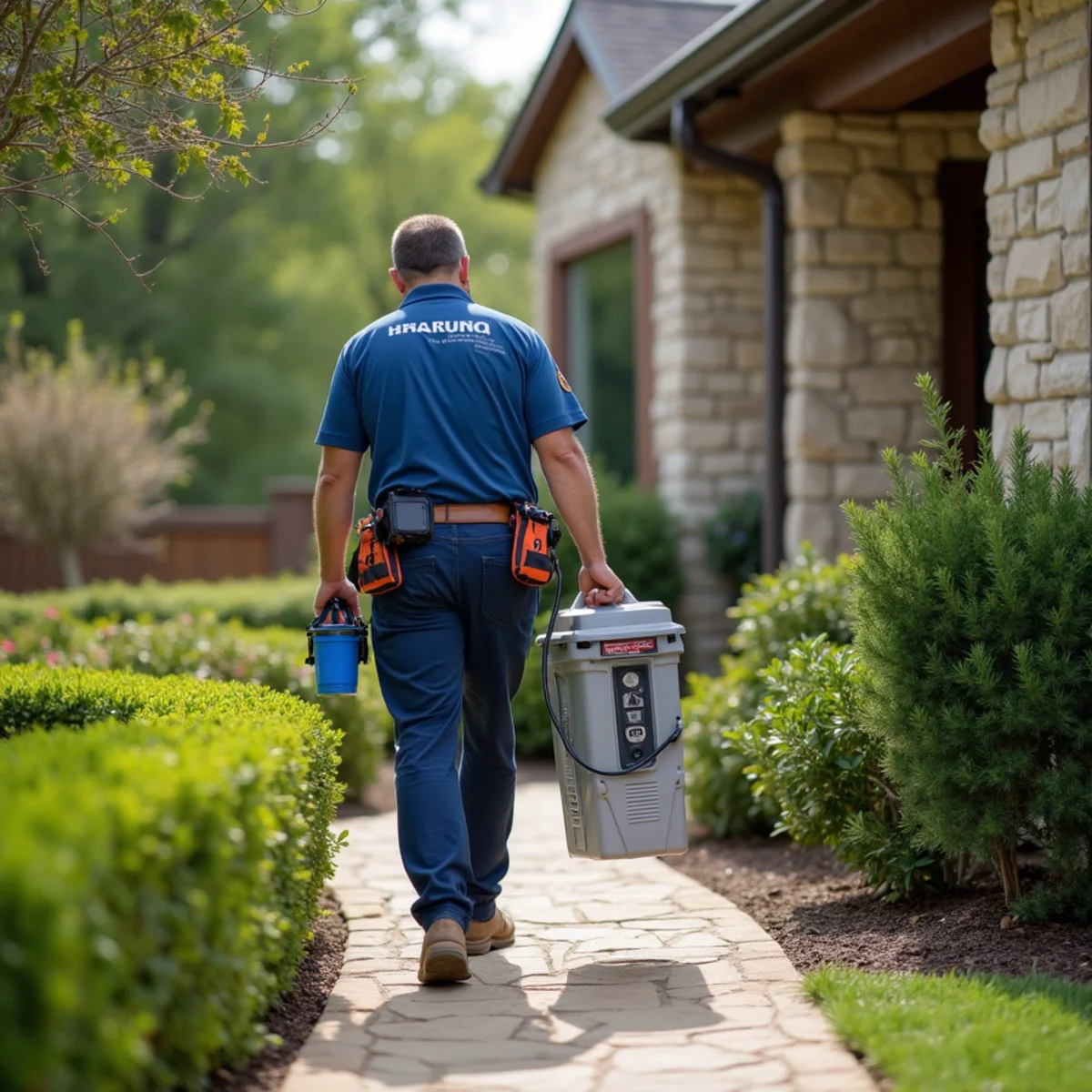 Plumbing service on location in Terrell Hills, TX