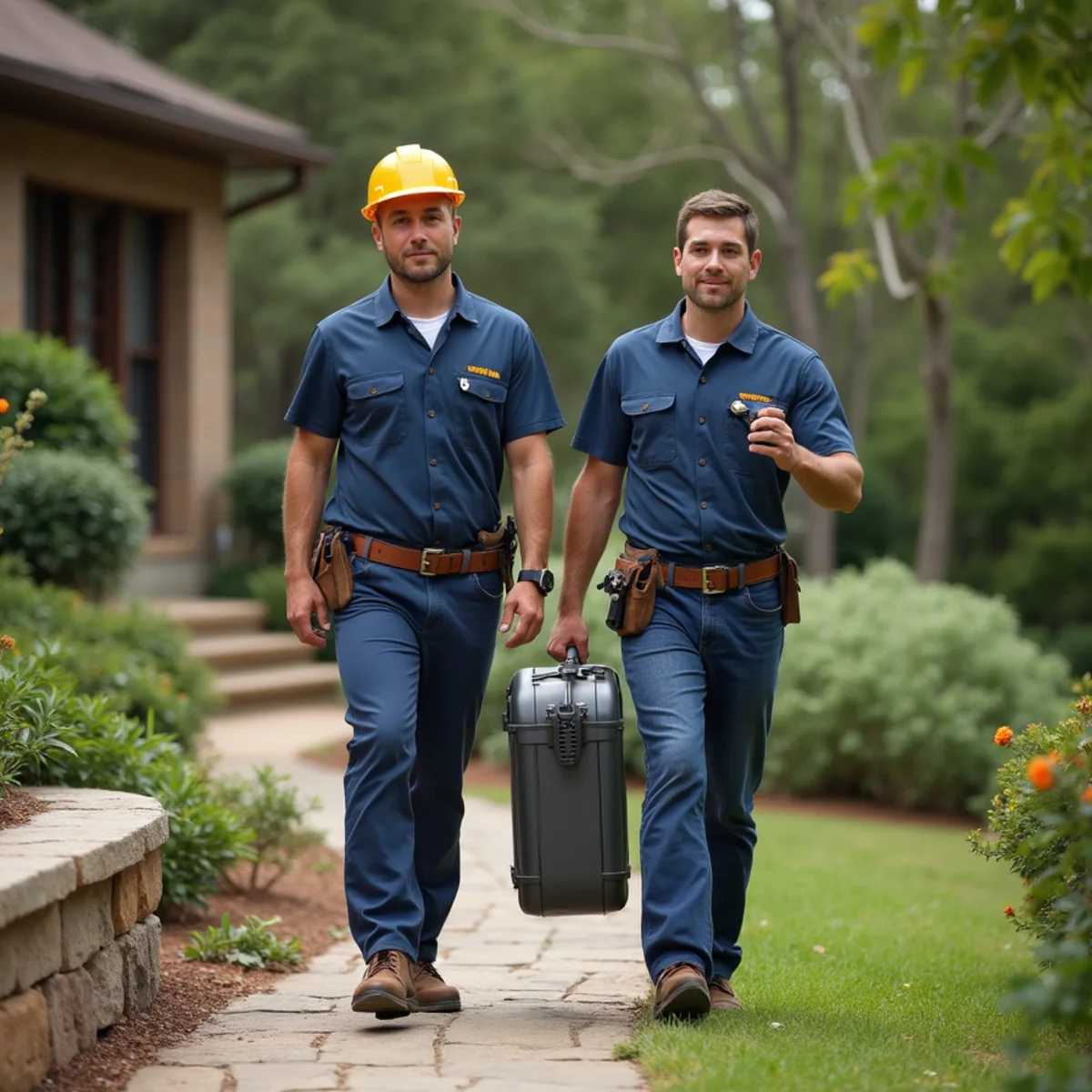 Plumbing service on location in Timberwood Park, TX
