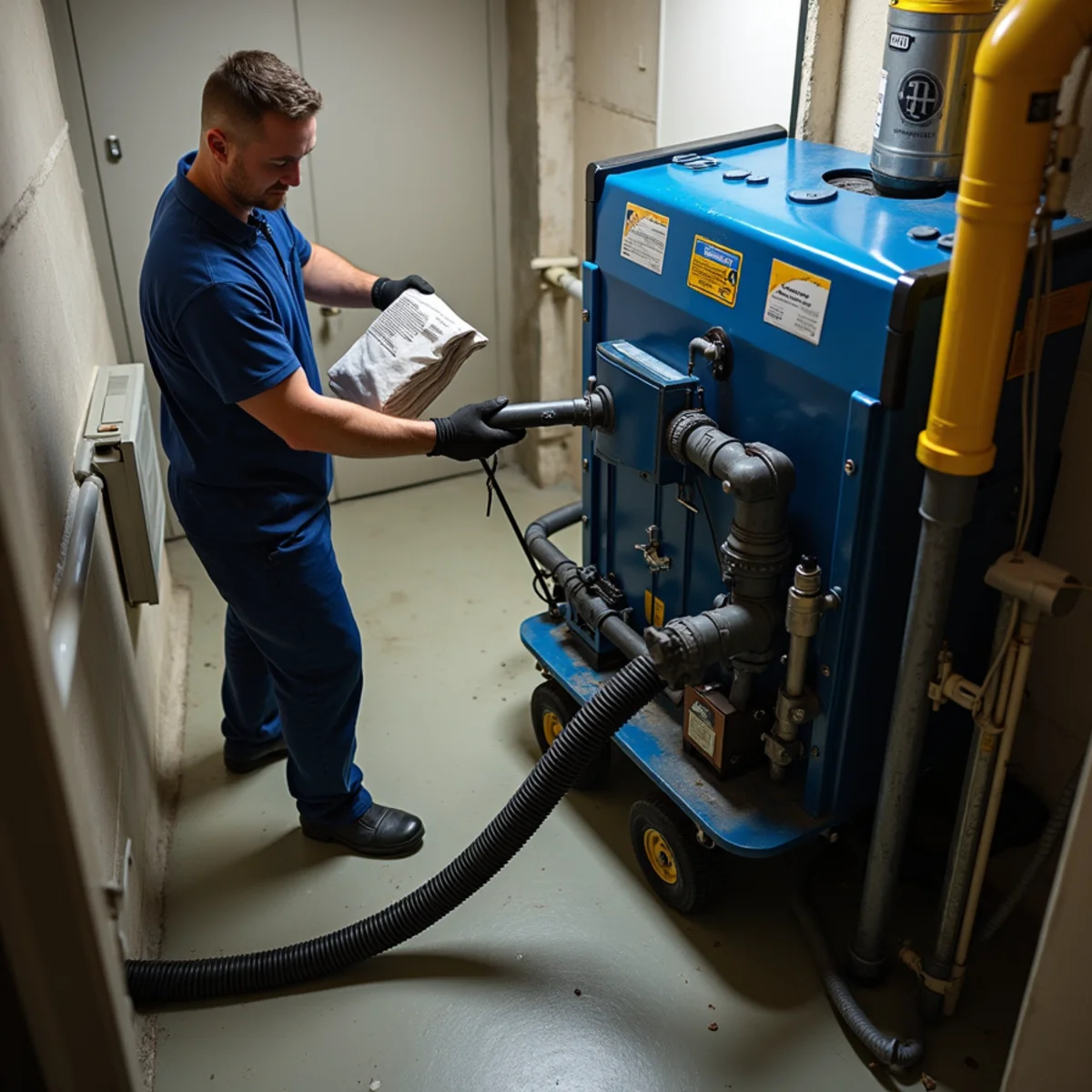 Sewer Backup Cleanup professional equipment and diagnostics in Helotes TX