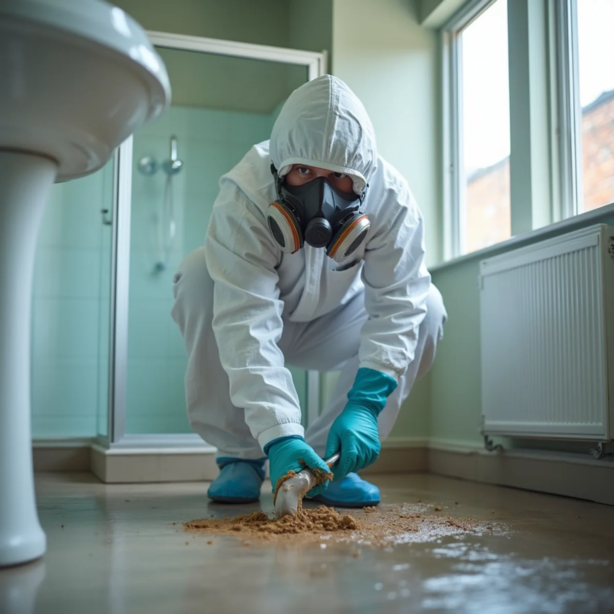 Emergency sewage backup extraction and disinfection in Helotes TX