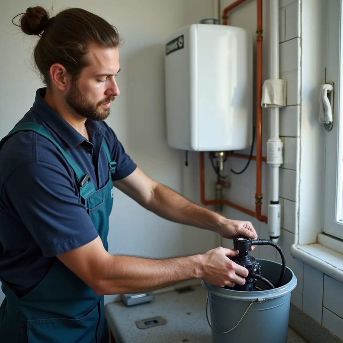 Water Heater Repair & Installation professional equipment and diagnostics in Helotes TX