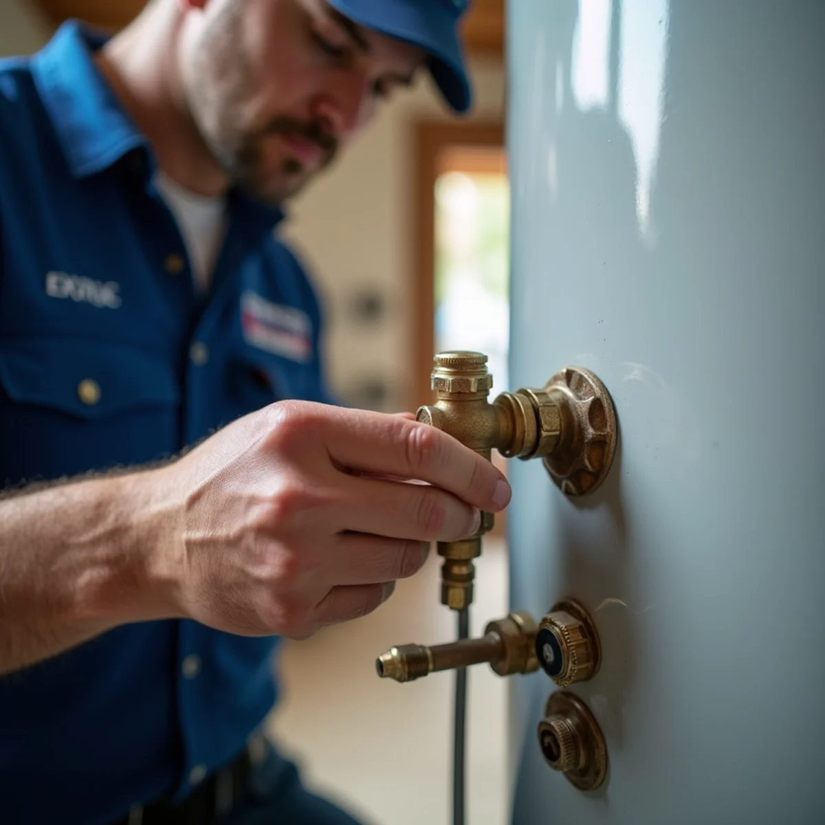 Master plumber performing water heater repair & installation in Helotes TX
